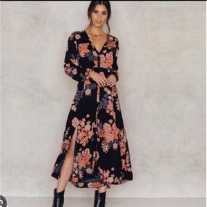 Free People Miranda midi dress